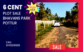 6 cent Plot For Sale at Bhavans park,Pottur, Thrissur 